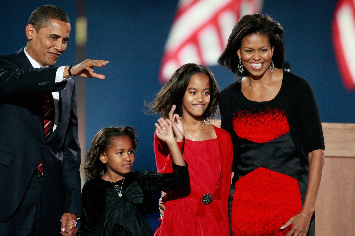 Malia, 27, and Sasha, 25, Make Rare Joint Appearance At Obama Presidential Center Opening: See the Photo