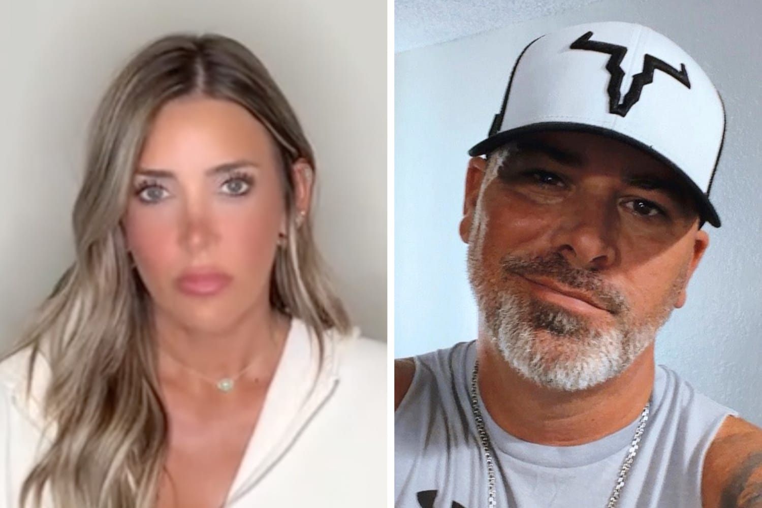Side-by-side portraits of TikTok influencer and hairstylist Sara Gilson (left) and her estranged husband Jeremiah “Shawn” Duffey (right)
