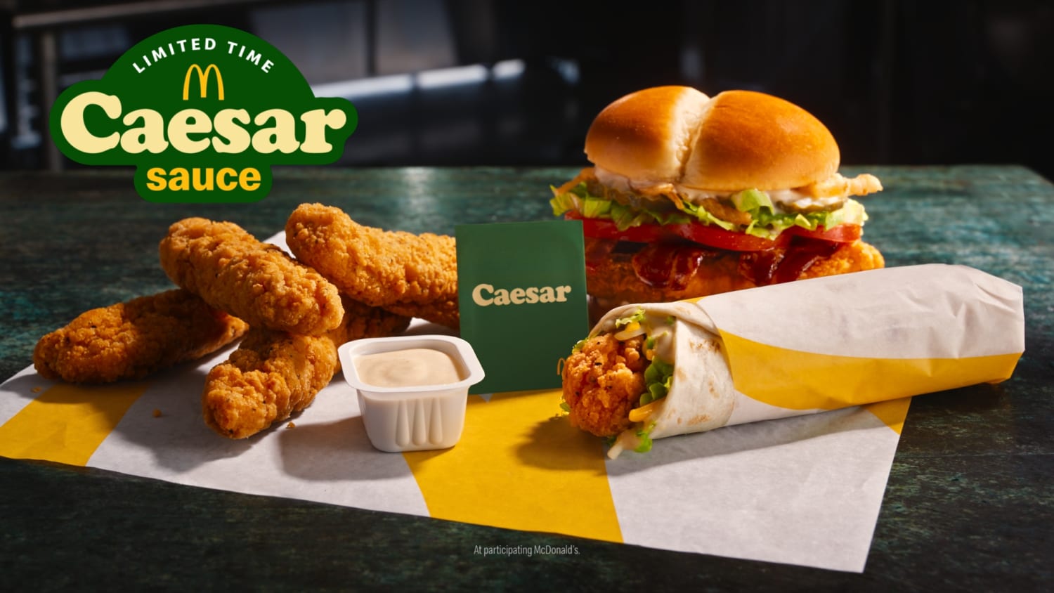 McDonald’s Introduces New Caesar Sauce and Menu Items