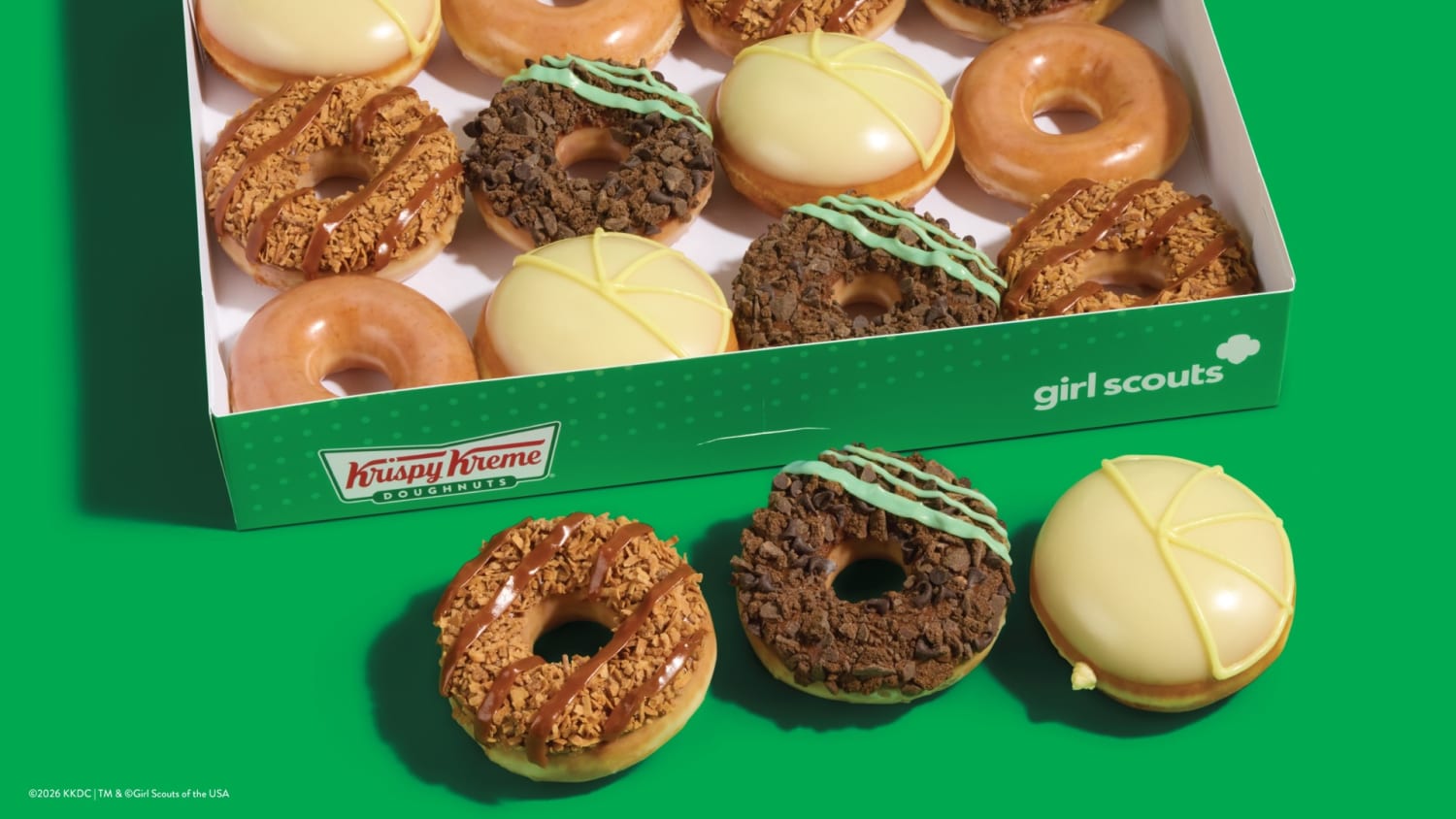 Thin Mint Doughnuts! Krispy Kreme and Girl Scouts Announce Collaboration