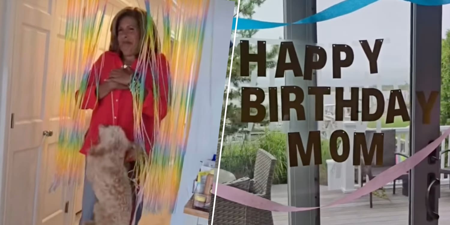 Watch Hoda Kotb’s Daughters Throw The Sweetest Surprise For Her 62nd Birthday