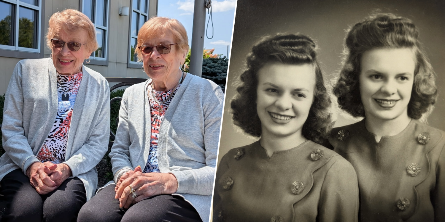 Identical Twins, 100, Who Still Dress Alike Every Day, Share 5 Simple Longevity Tips