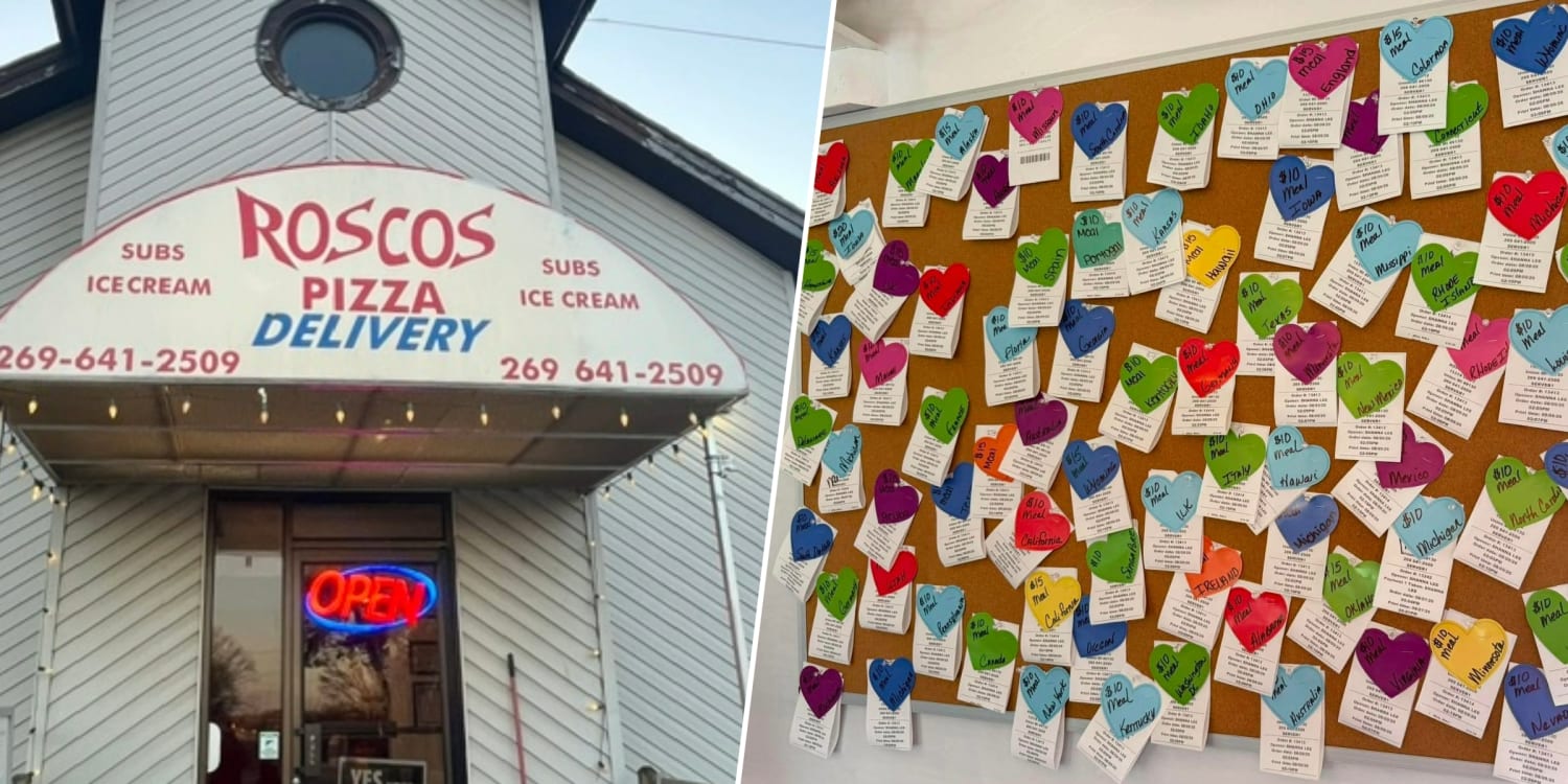Mystery Caller Asks Pizza Shop if It Ever Throws Away Food, Inspiring ‘Meal Wall’ for Neighbors in Need