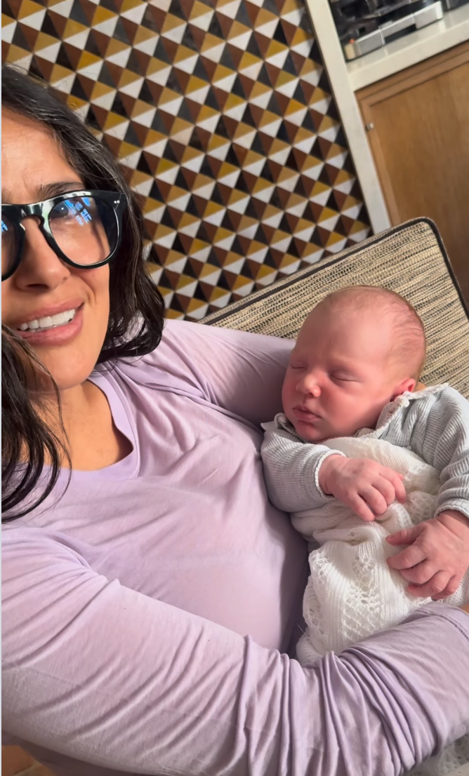 Salma Hayek Becomes a Grandma and She’s Already Given the Baby a Mexican Nickname