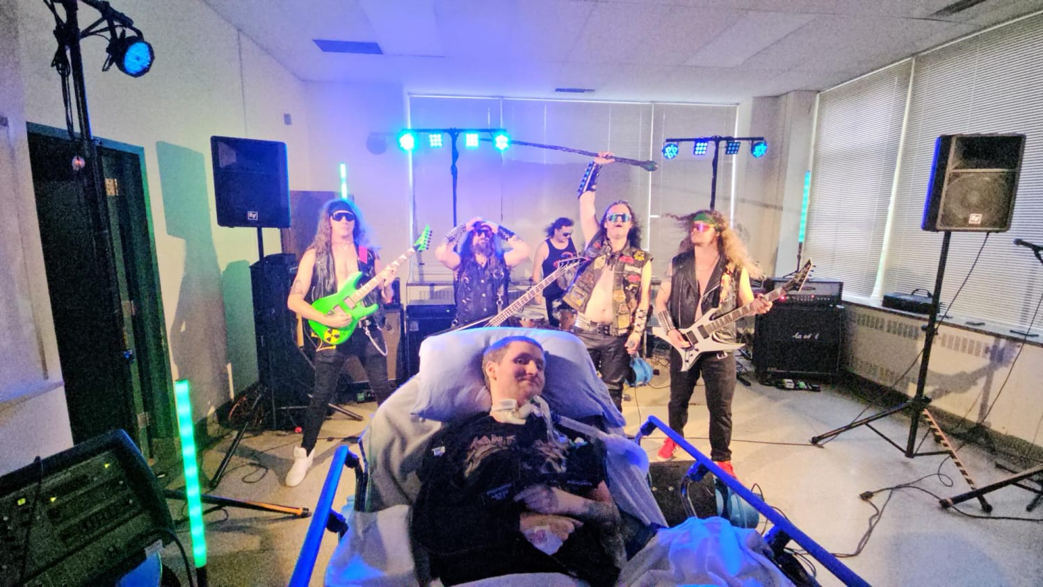 A Hospital Patient Dreamed Of Attending A Metal Concert. So The Show Came To Him