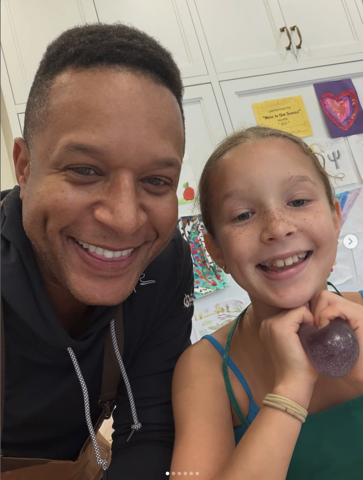 The Sweet Way Craig Melvin Convinced Daughter Sybil to Let Him Watch Football Uninterrupted