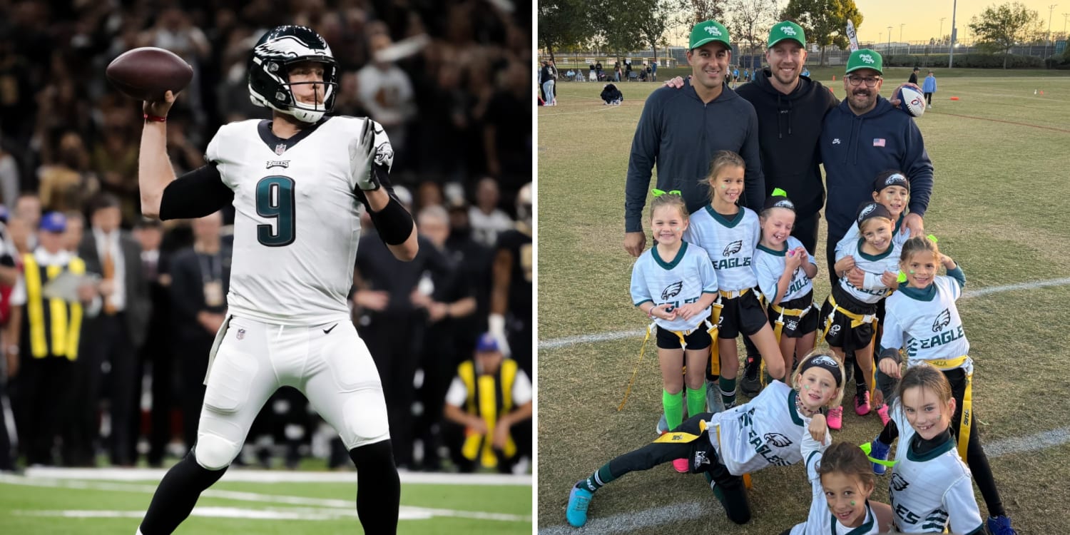 Super Bowl MVP Nick Foles Is Chasing Another Ring … With His Daughter’s Flag Football Team