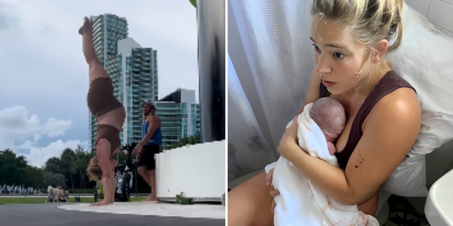 She Did a Handstand at 38 Weeks Pregnant. Hours Later, She Gave Birth — on a Toilet