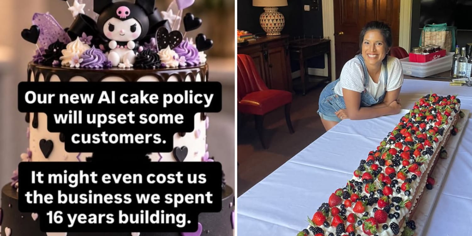 Baker Announces Polarizing AI-Generated Cake Request Policy: ‘Choose Wisely’