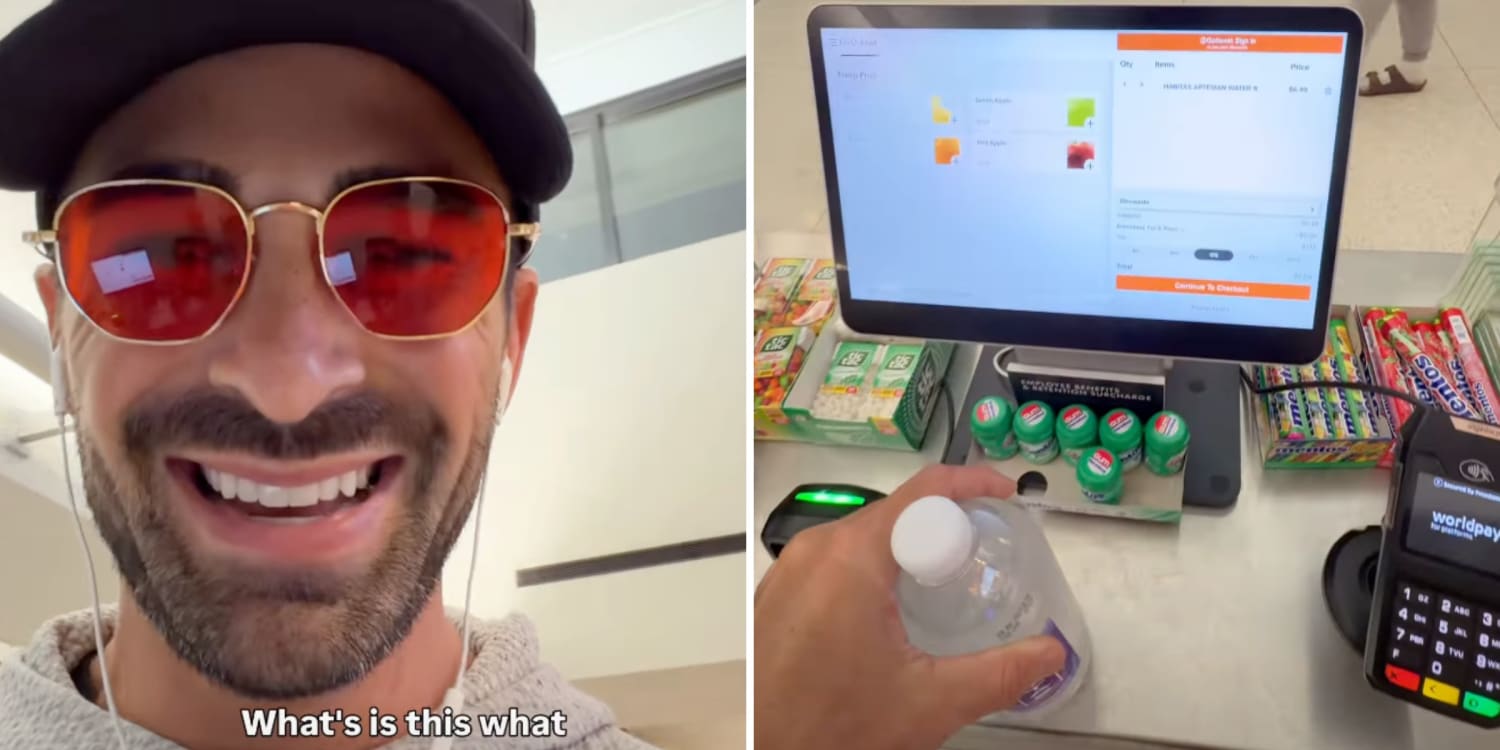 Man at Airport Befuddled by Self-Service Snack Station That Asked Him to Tip: ‘Who?’