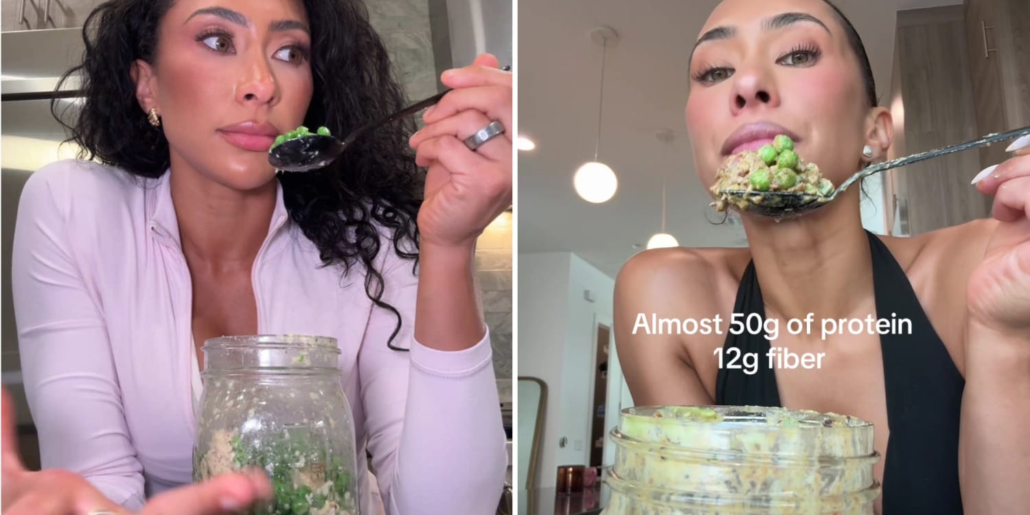 This Mason Jar Green Pea Salad Is Going Viral: A Dietitian’s Honest Review
