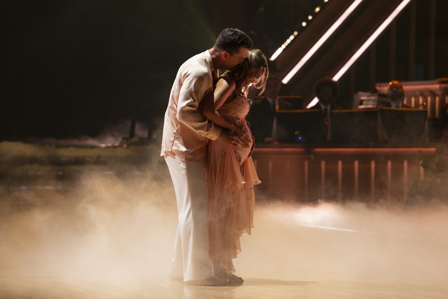 Tyler Cameron Reveals He’s Having a Baby With Fiancée Tate Madden During ‘DWTS’ Dedication Night Routine
