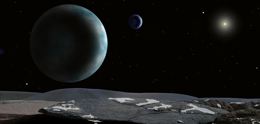 Pluto and its moon Charon