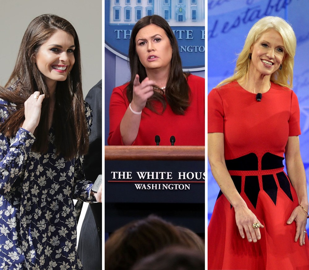 Weird/Not Weird 170907-hope-hicks-sarah-sanders-kellyanne-conway-composite-ew-1125a