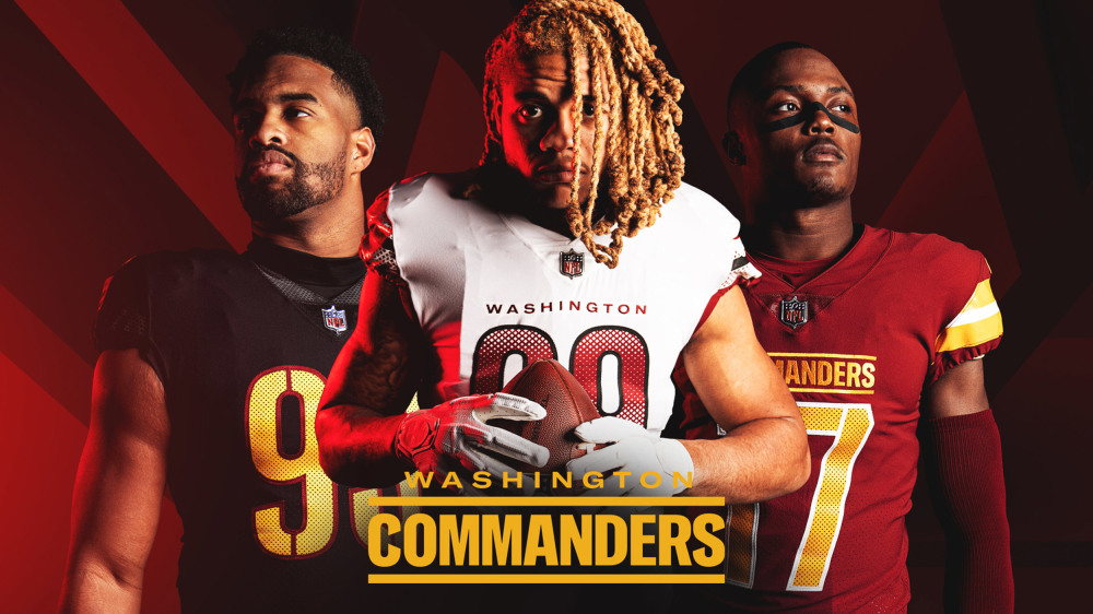 Washington unveils new 'Commanders' name, uniforms: Meet the - The  Washington Post