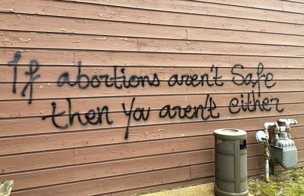 Anti-Abortion Group’s Office in Wisconsin Targeted in Suspected Arson and Vandalism Attack