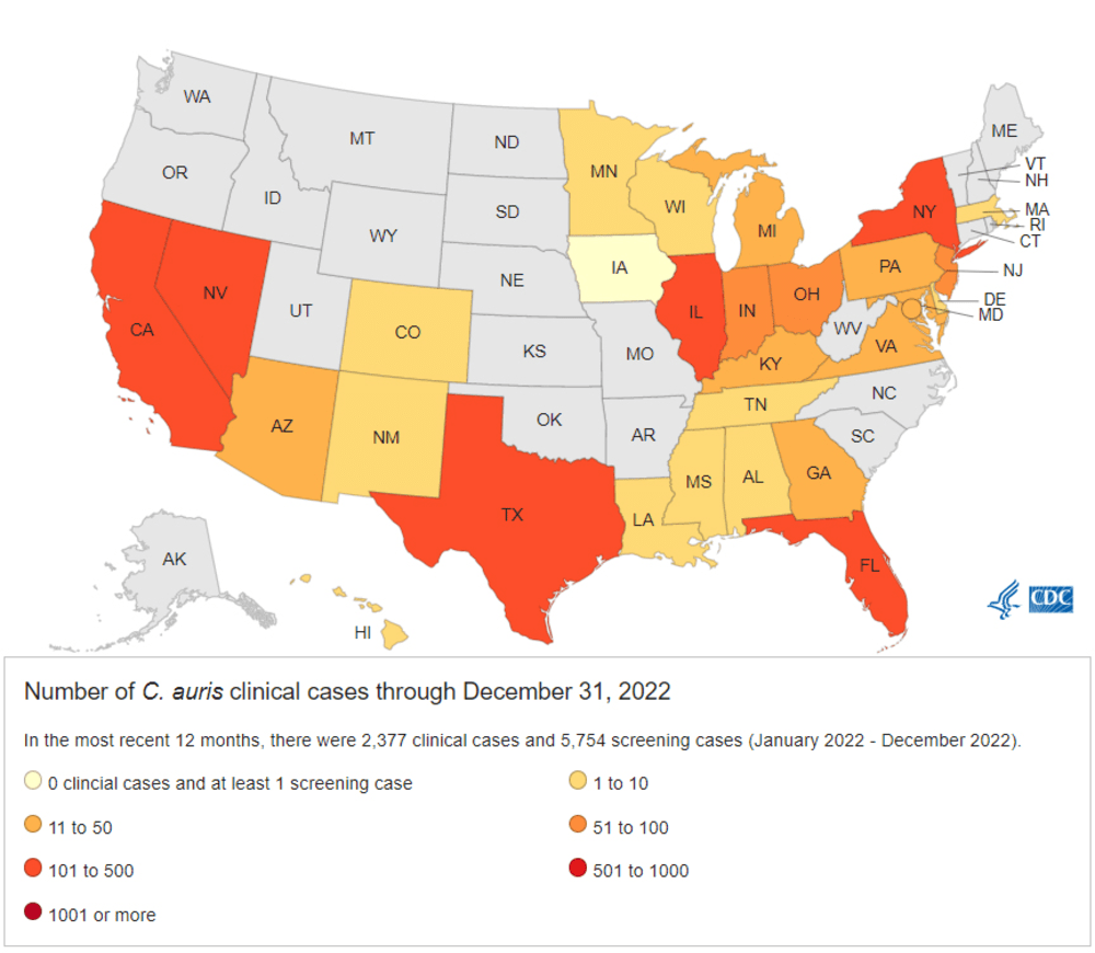 Deadly fungal infection spreading at an alarming rate CDC says