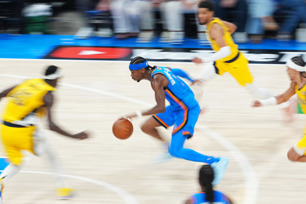 NBA Finals Game 2: Thunder dominate Pacers to even series