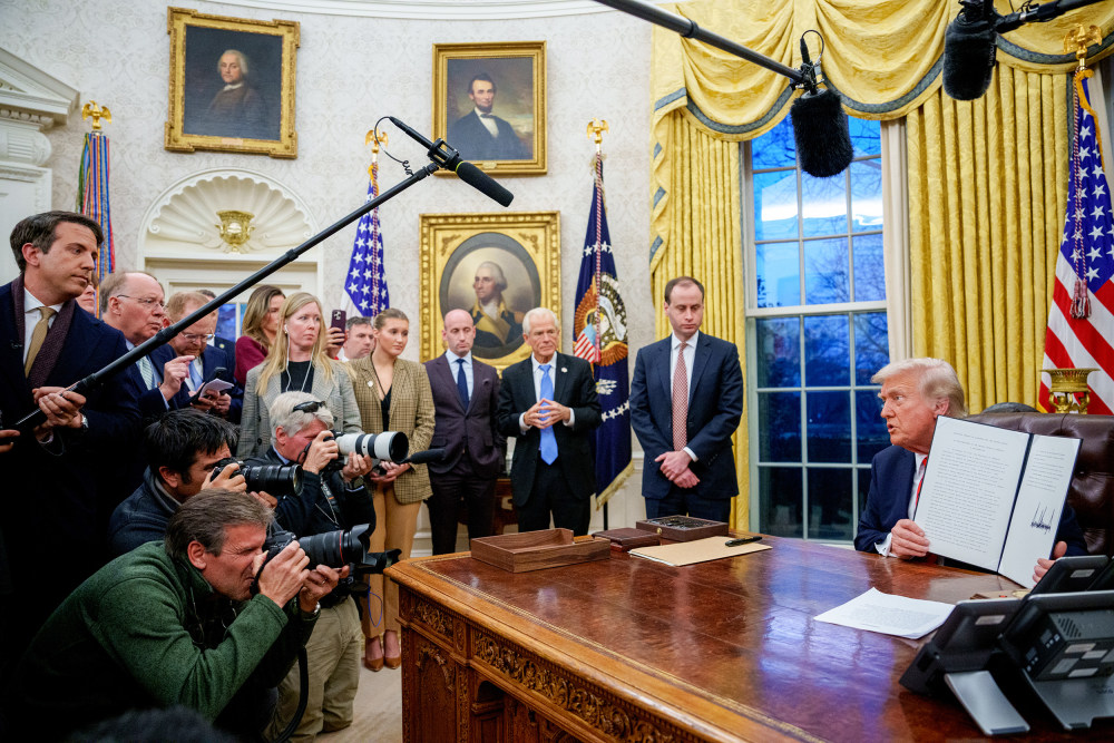 Donald Trump and the press. (NBC News)