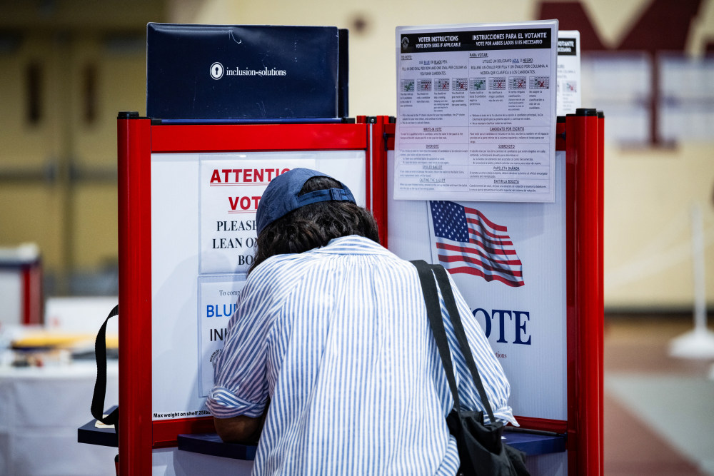 Data for voters blocked