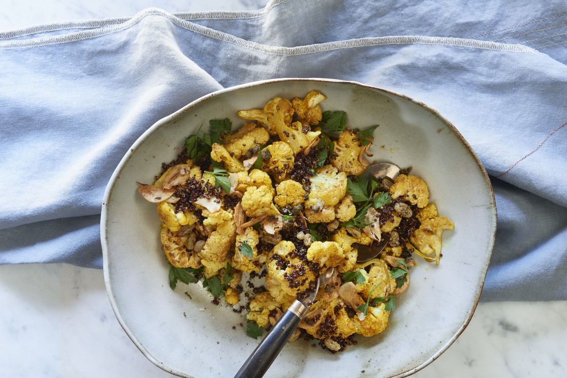 A 10-step guide to perfectly roasted vegetables 1 Turmeric cauliflower