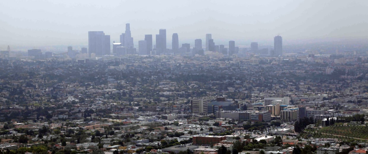 Image: Smog covers downtown Los Angeles