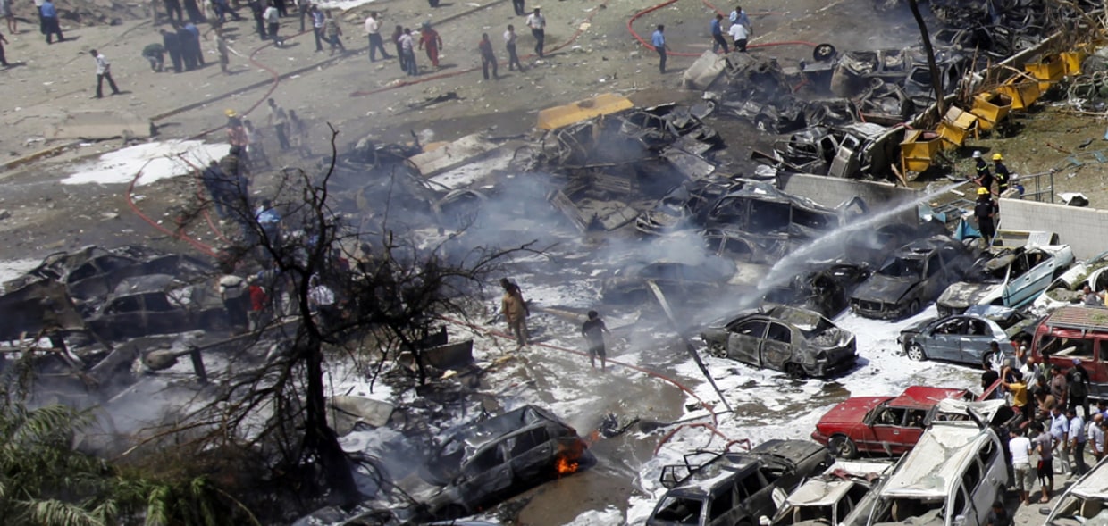 Baghdad bomb attacks kill at least 95