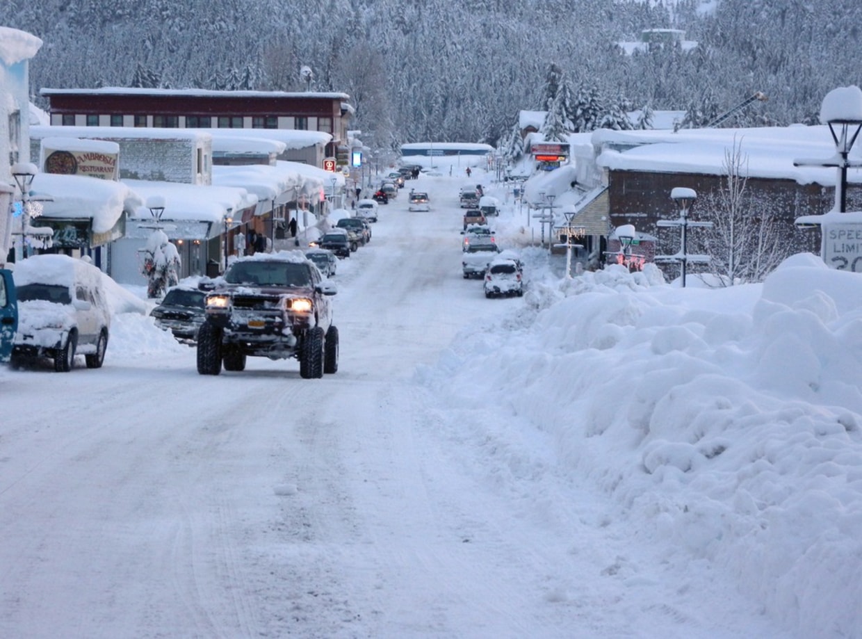 Alaska town buried in snow gets shovel help from troops