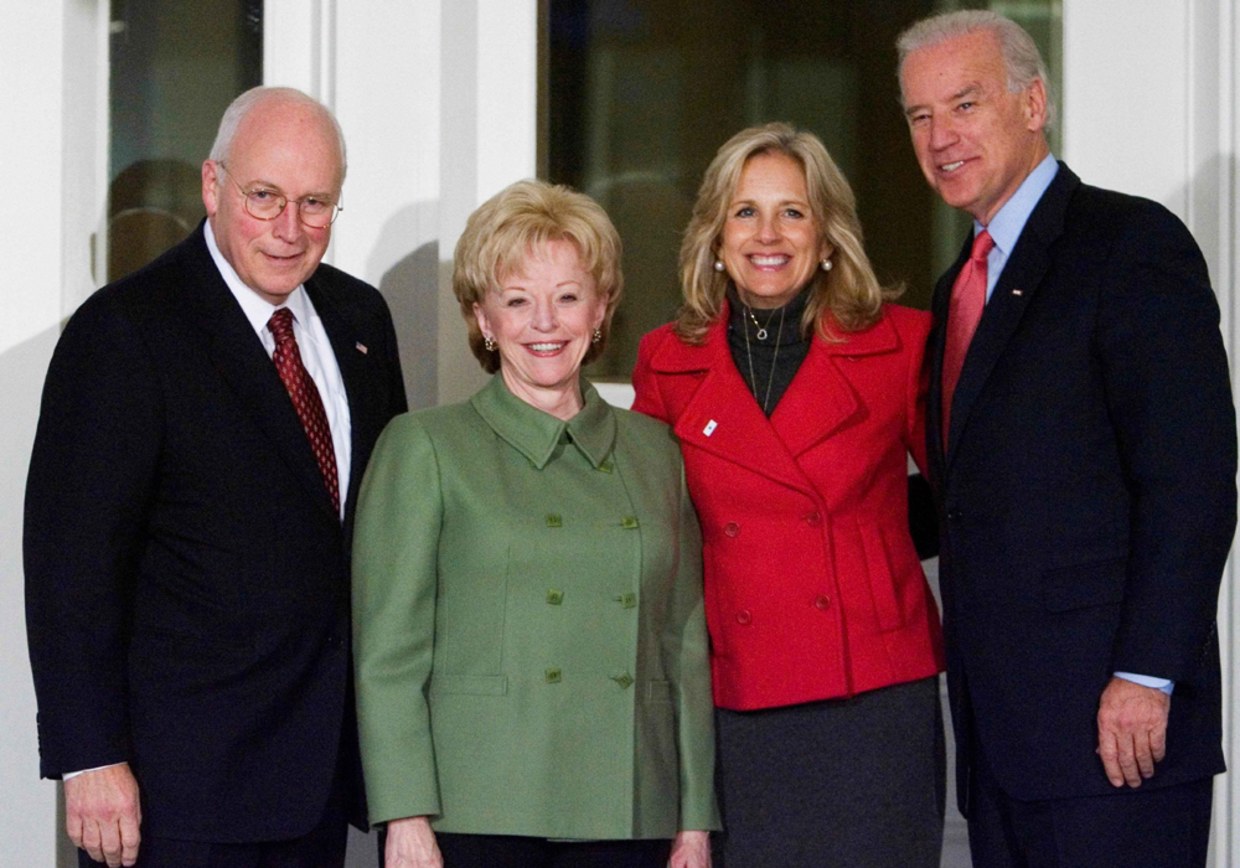 Cheney meets Biden at VP residence