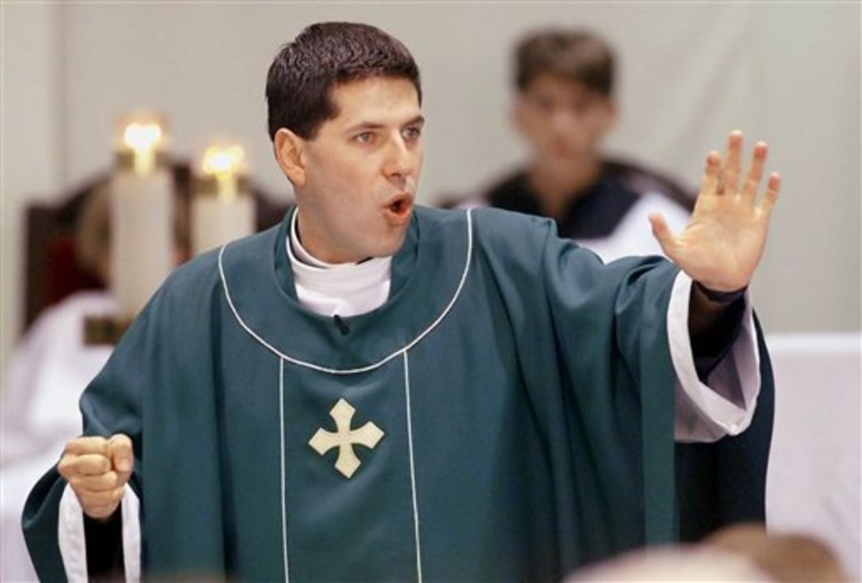 Celibacy questions haunt scandalized priest
