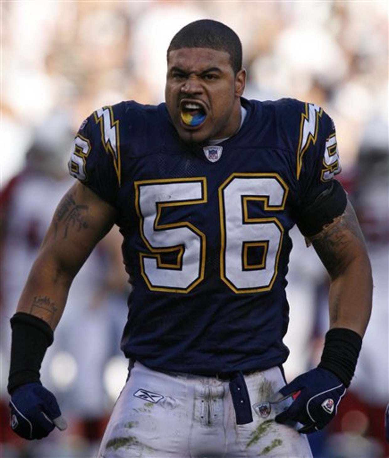 NFL San Diego Chargers Shawne Merriman 56 Football Jersey 