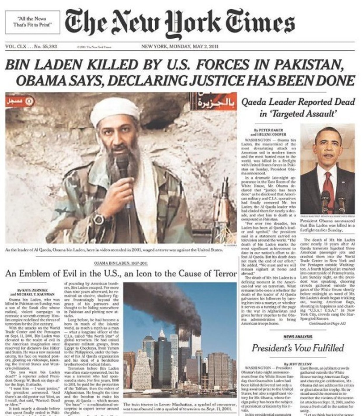 Bin Laden s Death The Headlines