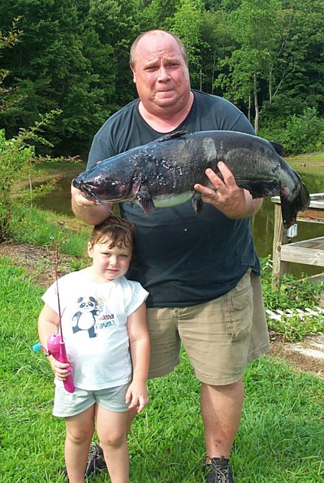 Little Girl Expertly Catches a Giant Bass Using Her Barbie Fishing