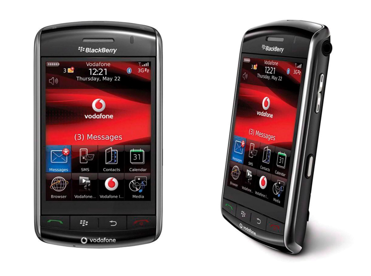 naast Muf schuld New BlackBerry Storm adds touchscreen