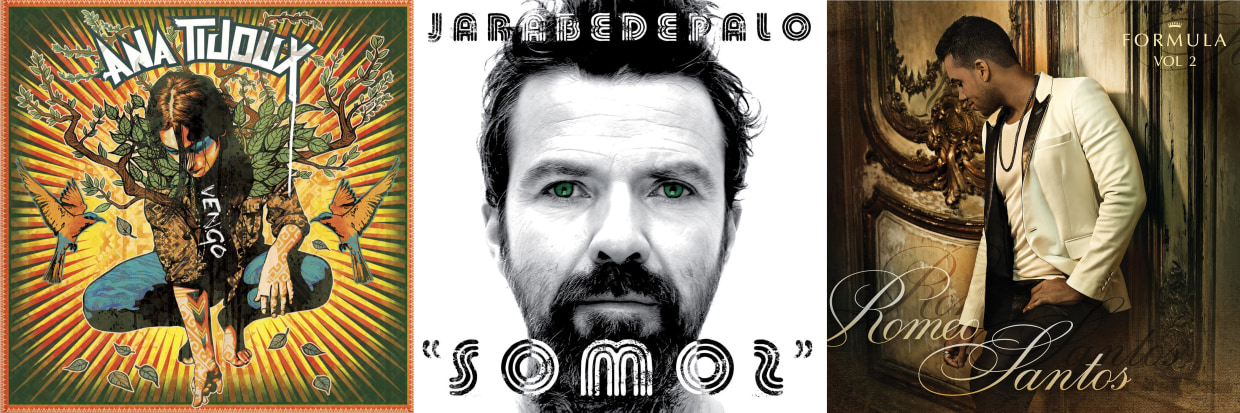 Albums by Ana Tijoux, Jarabe de Palo and Romeo Santos