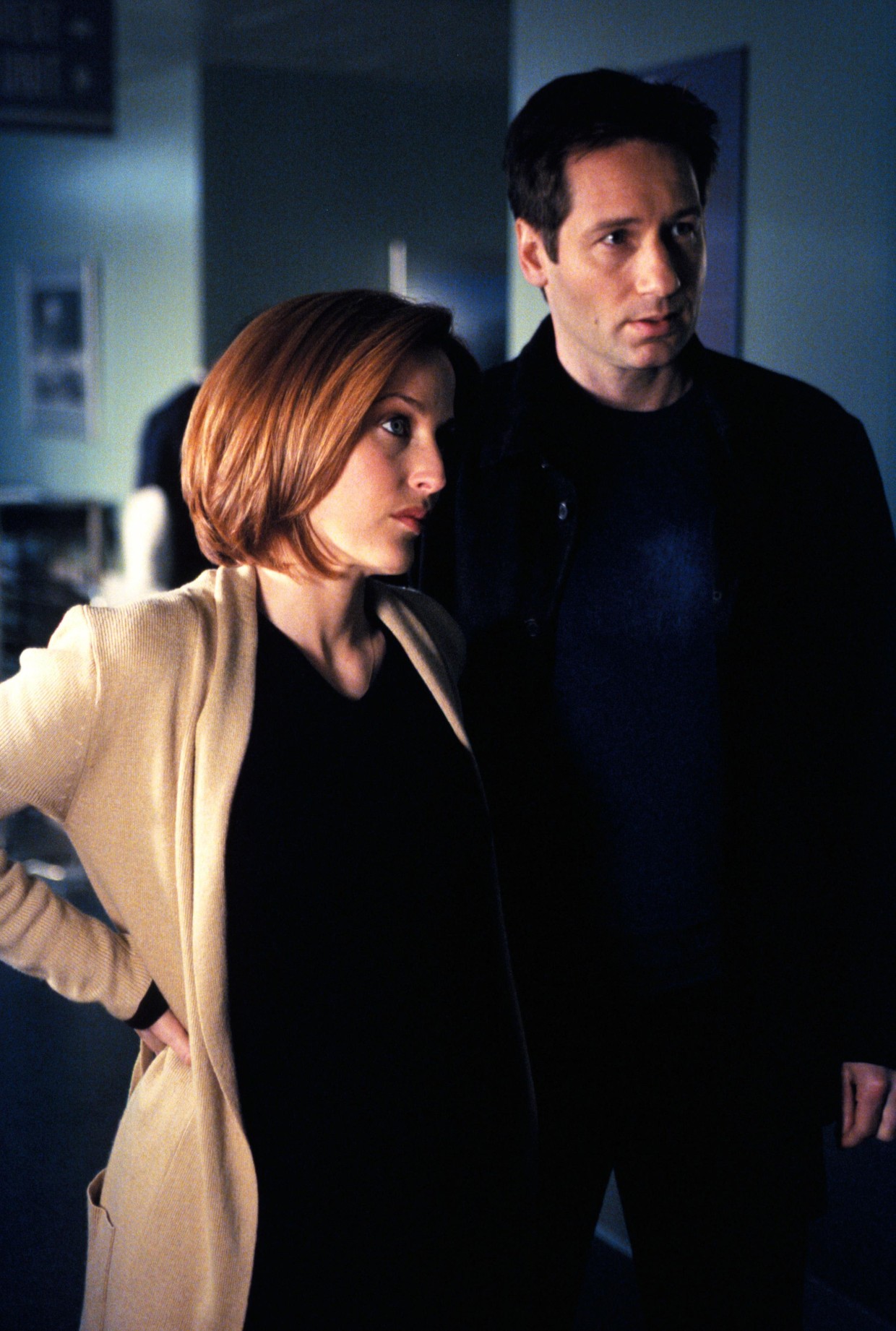 Maglietta Donna Fan X-Files Mulder And Scully - Nero, Taglia XL, 100% Cotone - 5