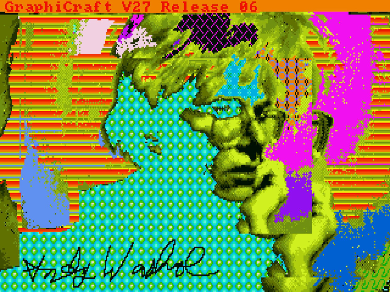 Digital Art From Andy Warhol Rediscovered on Floppy Disks