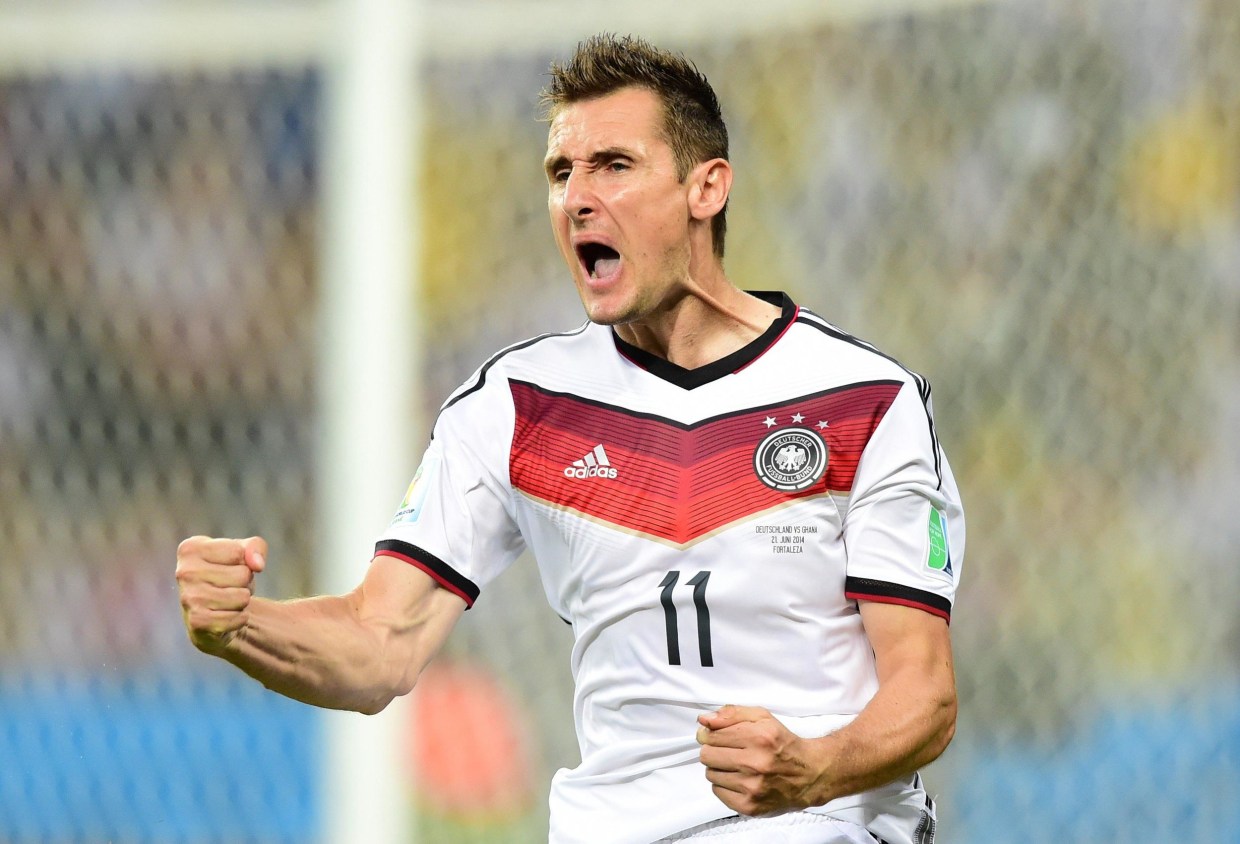 Forward Miroslav Klose Leads Germany to Draw Vs. Ghana
