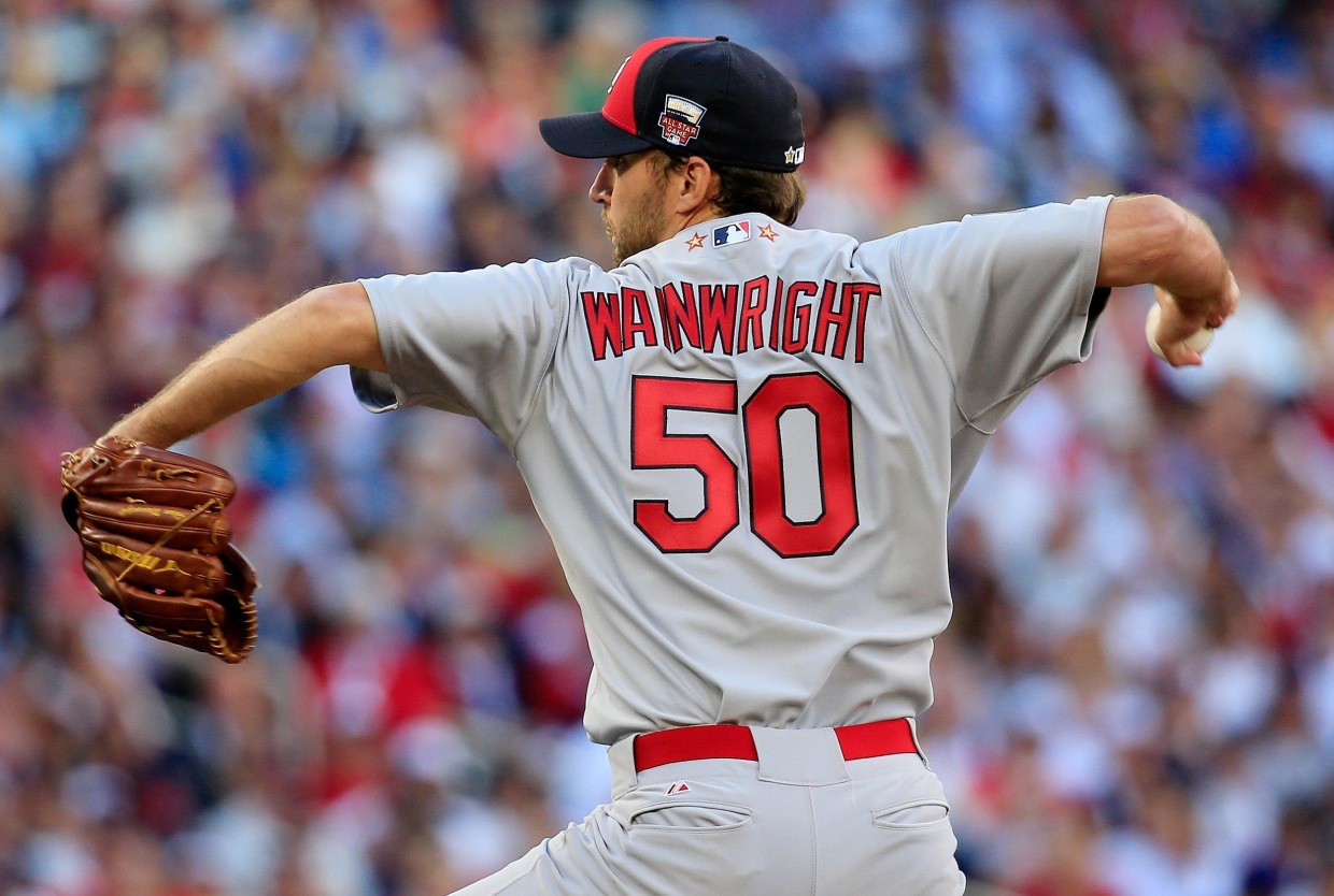 Adam Wainwright by Rob Carr