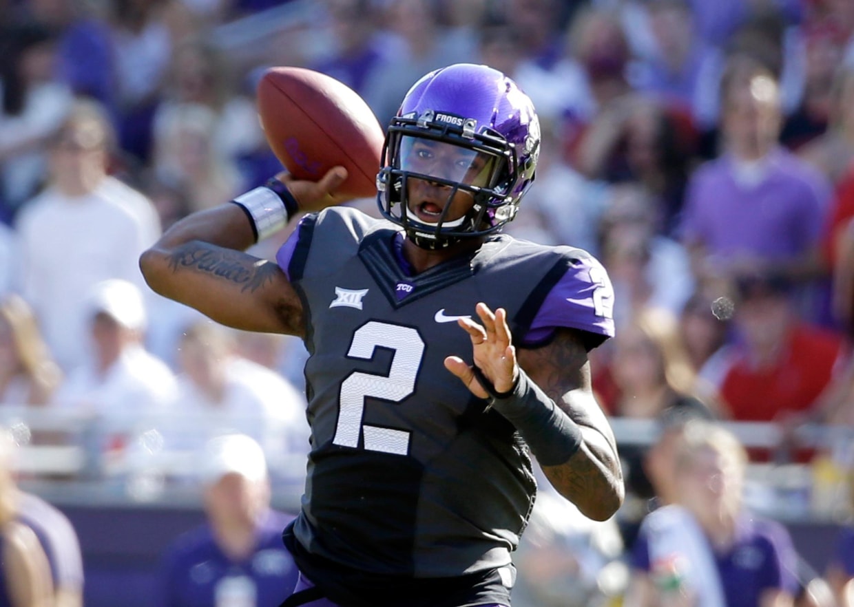 Frustrated TCU QB Trevone Boykin not receiving help from receivers - Burnt  Orange Nation