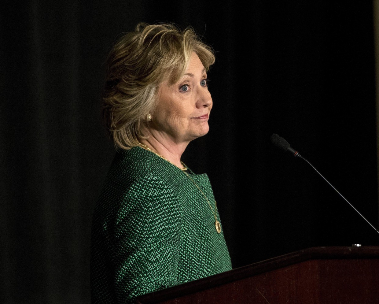 Image: Former US Secretary of State Hillary Rodham Clinton inducted into the Irish America Hall of Fame