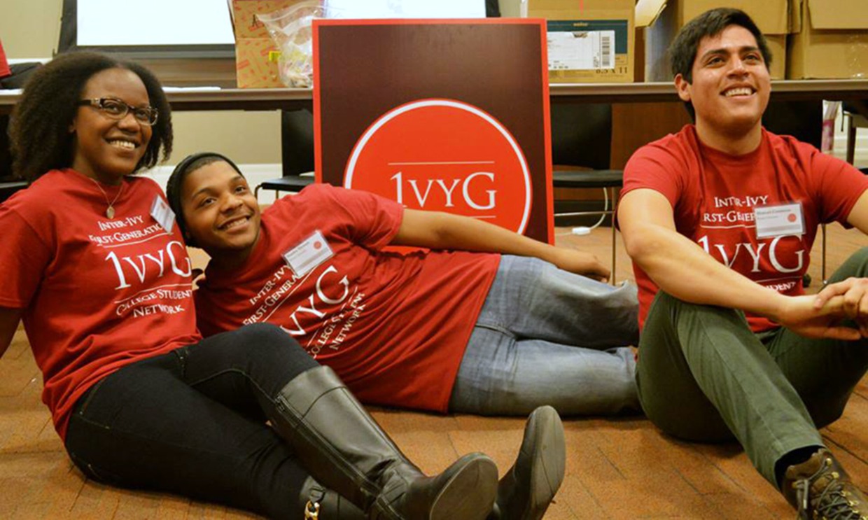Image: Founders of IvyG, an organization that seeks to connect and empower first-generation students