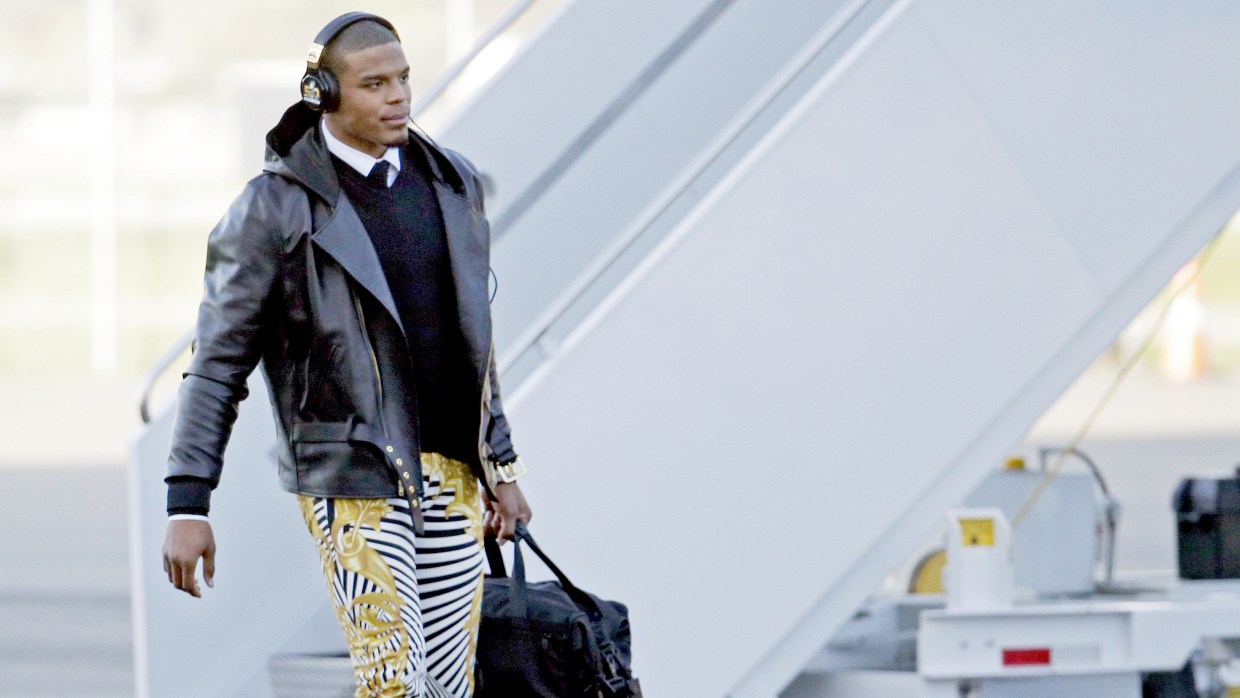 Cam newton yellow hot sale pants