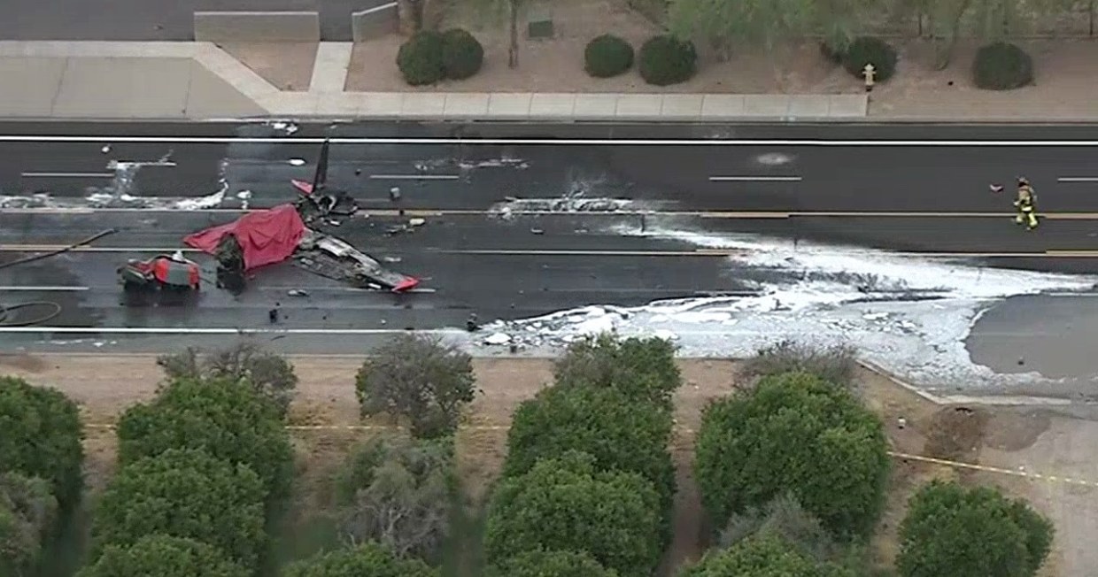 IMAGE: Mesa plane crash