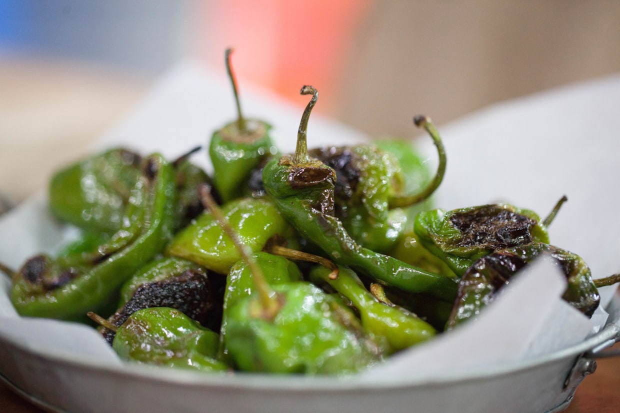 Martha Stewart's Blistered Padron Peppers with Sea Salt recipe