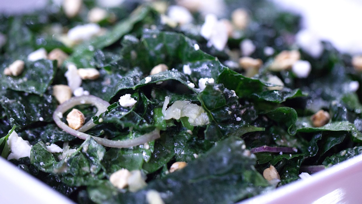 Raw Tuscan Kale Salad