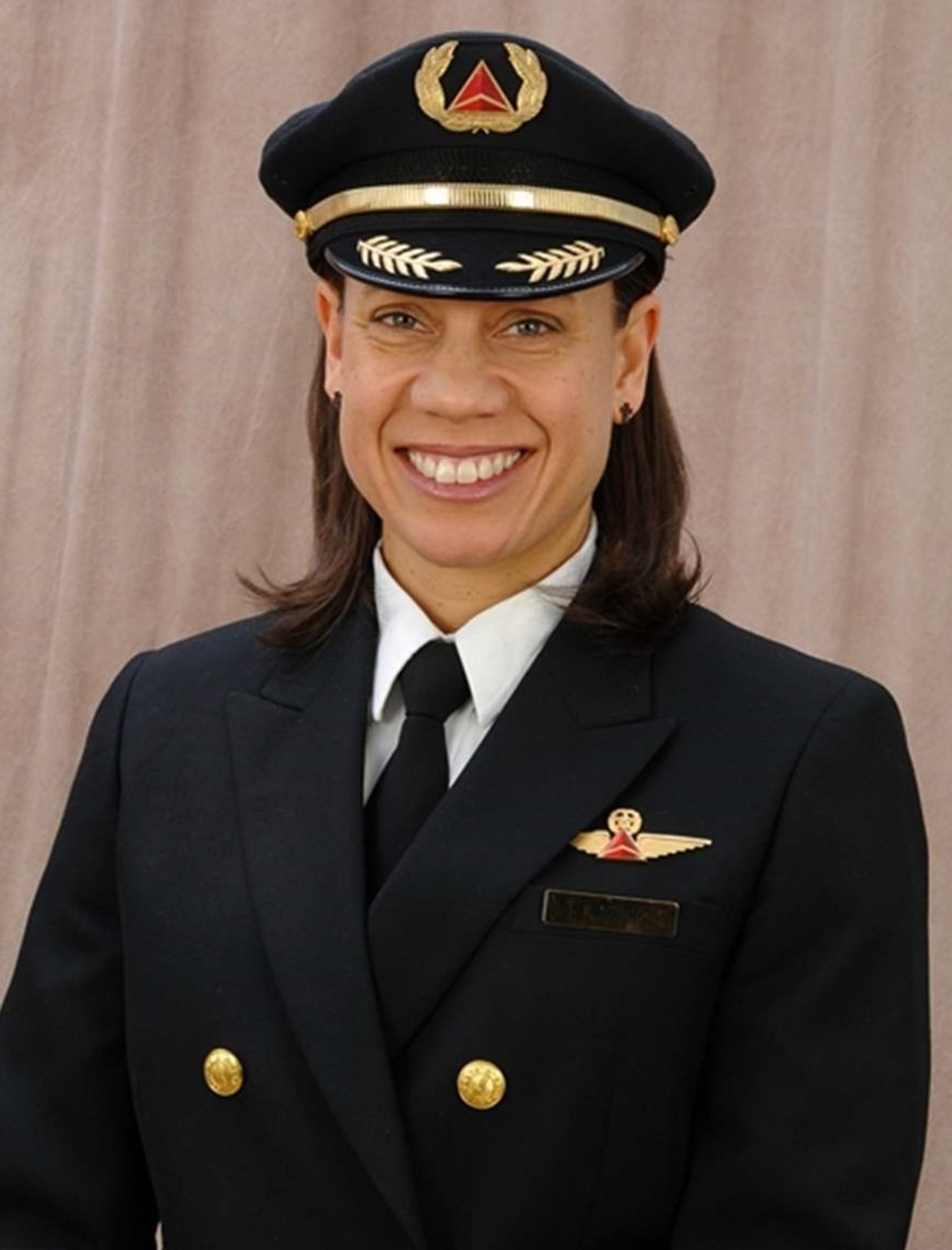 Dress Up America Pilot Hat - Black Airline Captain Cap For Adults