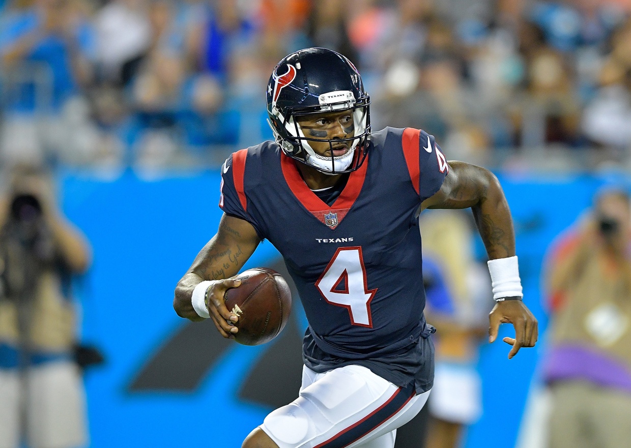 Deshaun Watson Listed As 4th String QB on Houston Texans Depth Chart