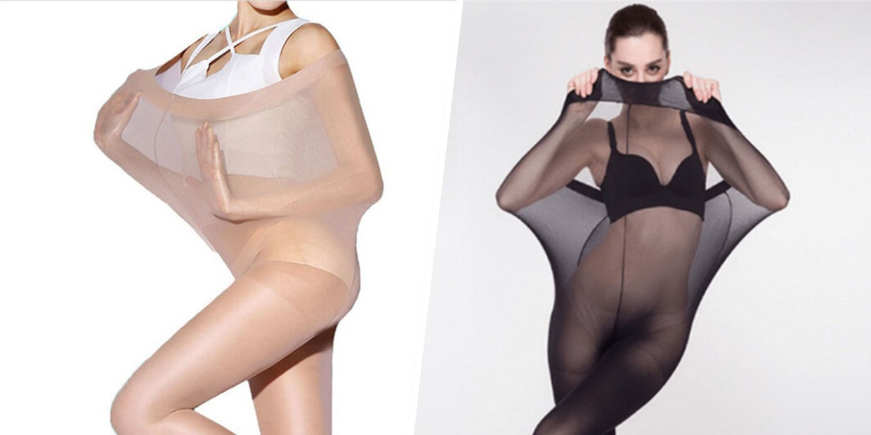 Website criticized over advertisements for plus-size tights