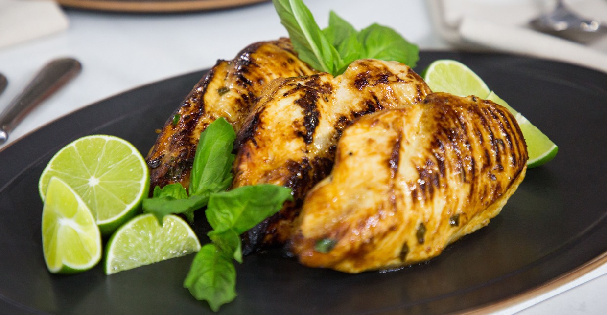 Grilled basil chicken best sale